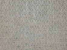 Discount Fabric DRAPERY Sage & Ivory Chevron