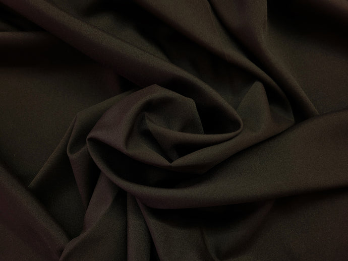 Brown Poplin - WHOLESALE FABRIC - 15 Yard Bolt