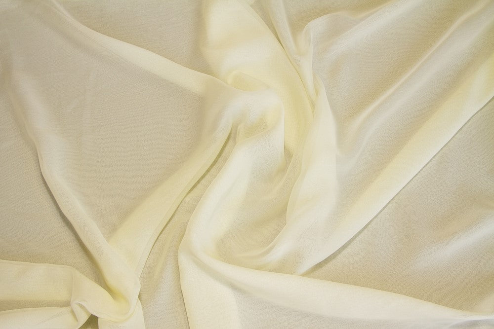 Wholesale Silk Chiffon - White 15 yards