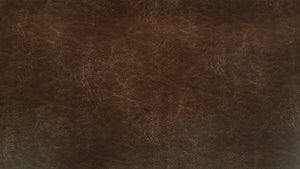 Chocolate Brown Distressed Plain Breathable Leather Texture Upholstery Fabric