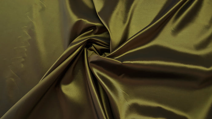 Olive Two Tone Taffeta Fabric