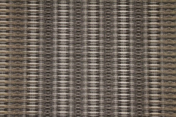 Discount Fabric DRAPERY Honey & Gray Geometric Stripe