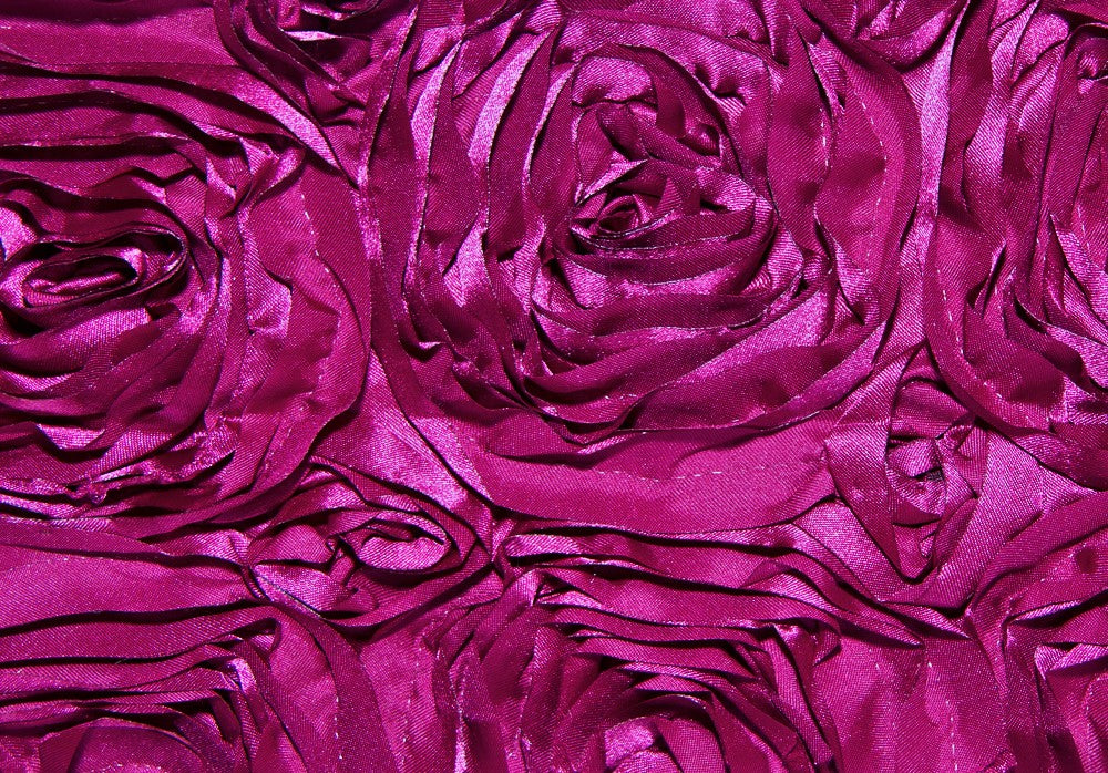 Floral Velvet Fabric, Fuchsia Floral Velvet