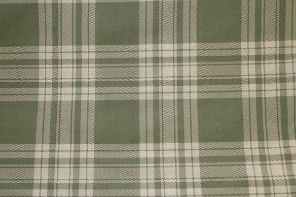 Green Plaid Fabric