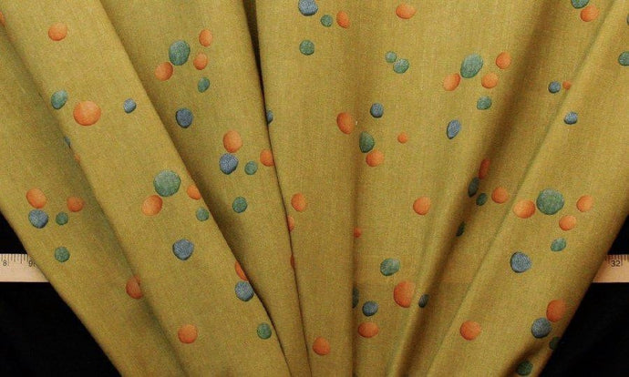 Discount Fabric DRAPERY Celadon Pebbles