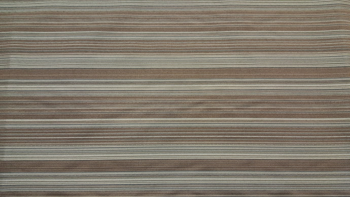 Discount Fabric DRAPERY Gray, Tan & Brown Striped