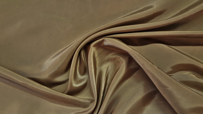 Taupe Two Tone Taffeta Fabric